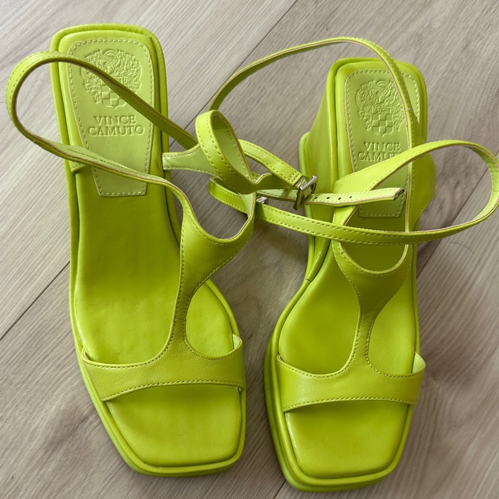 Vince Camuto Neon Yellow Women's Sandals